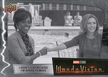 2023 Upper Deck Marvel Wandavision #15 I Didn’t Clap Because I’m Afraid to Move Front