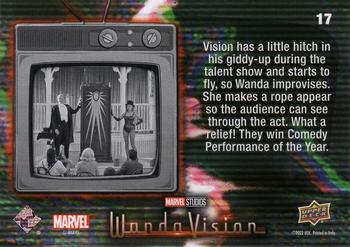 2023 Upper Deck Marvel Wandavision #17 Human Beings Are Easily Fooled Back