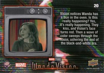 2023 Upper Deck Marvel Wandavision #20 Now in Color! Back