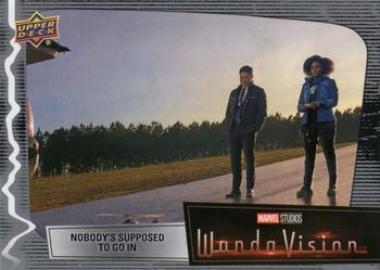 2023 Upper Deck Marvel Wandavision #31 Noboby’s Supposed to Go In Front