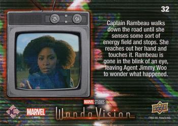 2023 Upper Deck Marvel Wandavision #32 Watch It, Captain Rambeau! Back
