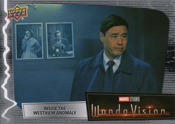 2023 Upper Deck Marvel Wandavision #35 Inside the Westview Anomaly Front