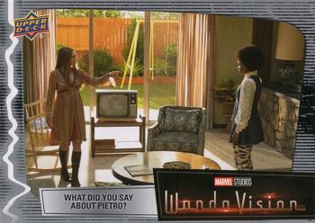 2023 Upper Deck Marvel Wandavision #36 What Did You Say About Pietro? Front