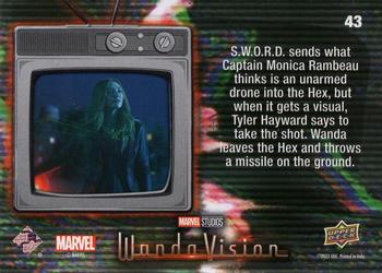 2023 Upper Deck Marvel Wandavision #43 The Missile Was Just a Precaution Back