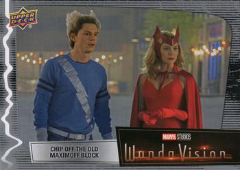 2023 Upper Deck Marvel Wandavision #51 Chip Off the Old Maximoff Block Front