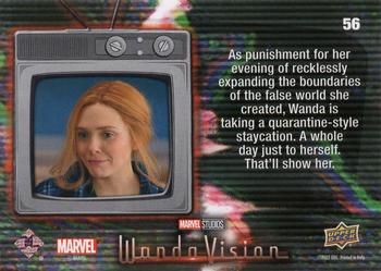 2023 Upper Deck Marvel Wandavision #56 Fear and Anger Get the Best of Us Back