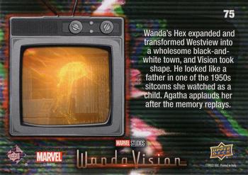 2023 Upper Deck Marvel Wandavision #75 Welcome Home, Wanda Back