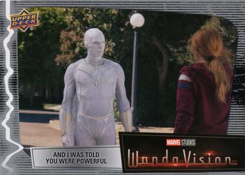2023 Upper Deck Marvel Wandavision #78 And I Was Told You Were Powerful Front