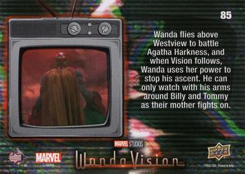 2023 Upper Deck Marvel Wandavision #85 Wanda, What Are You Doing? Back