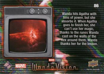 2023 Upper Deck Marvel Wandavision #86 Thanks for the Lesson Back