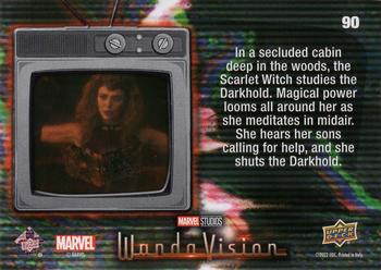2023 Upper Deck Marvel Wandavision #90 The Darkhold Back