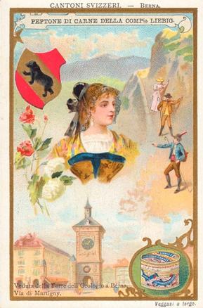 1898 Liebig Swiss Cantons (Italian Text) (F545, S547) #NNO) Bern Front