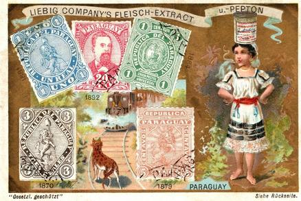 1899 Liebig Postage Stamps II (German Text)(F591, S589) #NNO Paraguay Front