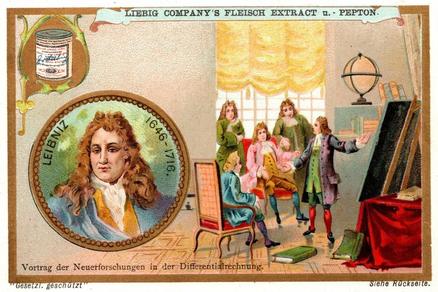 1899 Liebig Inventors I (German Text)(F596, S594) #NNO Leibniz Front
