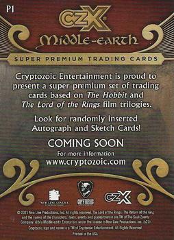 2022 Cryptozoic CZX Middle-earth #P1 Coming Soon Back