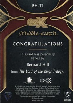 2022 Cryptozoic CZX Middle-earth - Autographs #BH-T1 Bernard Hill as Theoden Back