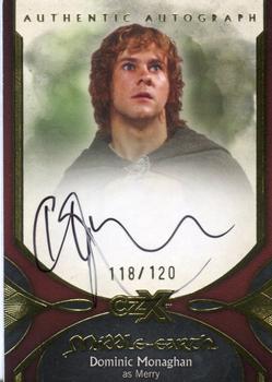 2022 Cryptozoic CZX Middle-earth - Autographs #DM-M1 Dominic Monaghan as Merry Front