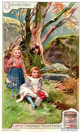 1900 Liebig Country Children (German Text) (F613, S613) #NNO Jug in hands Front