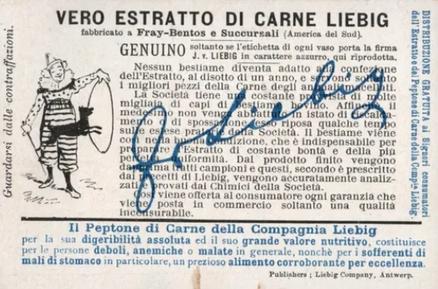 1900 Liebig Breeds of Dogs I (Italian Text) (F616, S615) #NNO St. Bernard Back