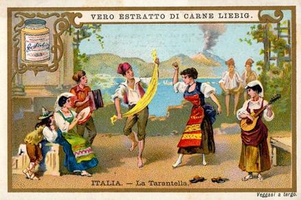 1900 Liebig National Dances V (Italian Text) (F621, S620) #NNO Italy Front