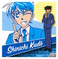 2020 Ensky Detective Conan (名探偵コナン) Sticker Collection #38 Shinichi Kudō Front
