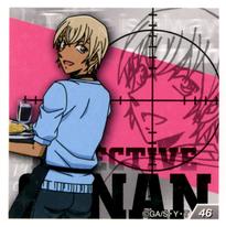 2020 Ensky Detective Conan (名探偵コナン) Sticker Collection #46 Tooru Amuro Front