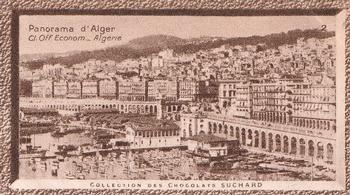 1932 Suchard Collection Coloniale (Demandez Aussi backs) #2 Panoramma d'Alger (Algérie) Front
