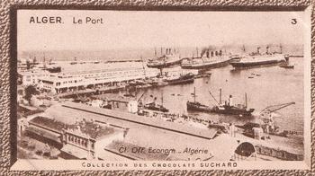 1932 Suchard Collection Coloniale (Demandez Aussi backs) #3 Alger - Le Port (Algérie) Front