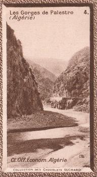 1932 Suchard Collection Coloniale (Demandez Aussi backs) #4 Les Gorges de Palestro (Algérie) Front