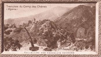 1932 Suchard Collection Coloniale (Demandez Aussi backs) #8 Tranchée du Camp des Chênes (Algérie) Front
