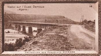 1932 Suchard Collection Coloniale (Demandez Aussi backs) #14 Viaduc sur l'Oued Damous (Algérie) Front