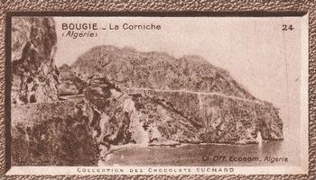 1932 Suchard Collection Coloniale (Demandez Aussi backs) #24 Bougie - La Corniche (Algérie) Front