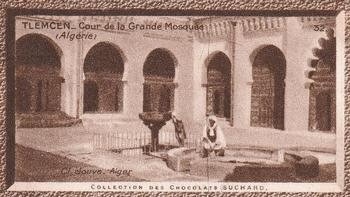 1932 Suchard Collection Coloniale (Demandez Aussi backs) #32 Tlemcen - Cour de la Grande Mosquée (Algérie) Front