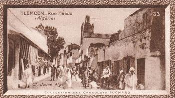 1932 Suchard Collection Coloniale (Demandez Aussi backs) #33 Tlemcen - Rue Haedo (Algérie) Front