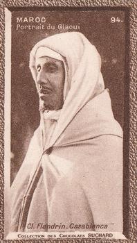 1932 Suchard Collection Coloniale (Demandez Aussi backs) #94 Portrait du Glaoui (Maroc) Front