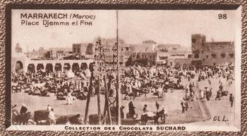 1932 Suchard Collection Coloniale (Demandez Aussi backs) #98 Marrakech - Place Djemma el Fna (Maroc) Front
