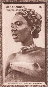 1932 Suchard Collection Coloniale (Demandez Aussi backs) #181 Femme Sakalavé (Madagascar) Front