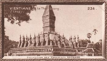 1932 Suchard Collection Coloniale (Demandez Aussi backs) #234 Ventiane - Le That-Luong (Indochine - Laos) Front