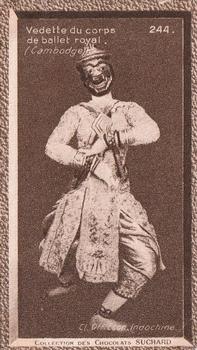 1932 Suchard Collection Coloniale (Demandez Aussi backs) #244 Vedette du Corps de Ballet Royal (Cambodge) Front