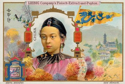 1900 Liebig Types of Asian Women (German Text) (F624, S622) #NNO China Front