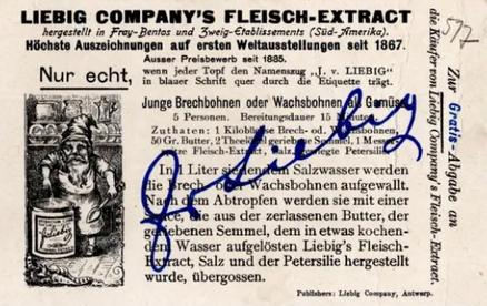 1900 Liebig William Tell (German Text) (F635, S634) #3 William Tell Back