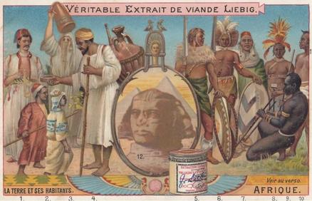 1900 Liebig The Earth and its Inhabitants (French Text) (F649, S649) #NNO Africa Front