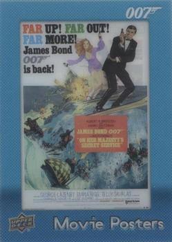 2021 Upper Deck James Bond Villains & Henchmen - Acetate Movie Posters #MP-8 On Her Majesty's Secret Service Front