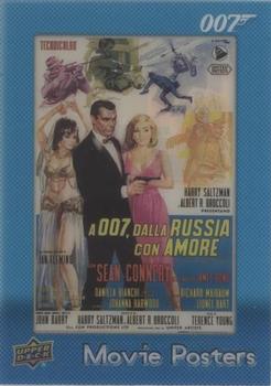 2021 Upper Deck James Bond Villains & Henchmen - Acetate Movie Posters Achievements #MP-36 From Russia With Love Front
