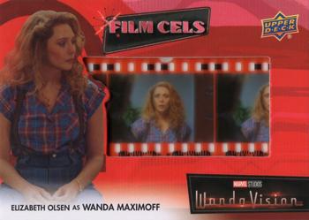 2023 Upper Deck Marvel Wandavision - 1980s One Lifetime or Another Film Cels #1980-1 Elizabeth Olsen as Wanda Maximoff Front