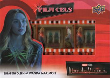 2023 Upper Deck Marvel Wandavision - 1980s One Lifetime or Another Film Cels #1980-6 Elizabeth Olsen as Wanda Maximoff Front