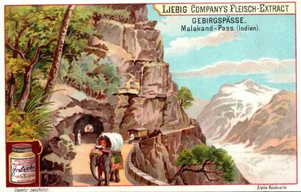 1901 Liebig Mountain Passes (German Text)(F678, S678) #NNO India Front