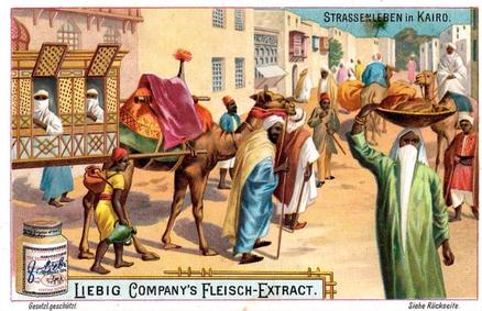 1901 Liebig Street Scenes Round the World (German Text)(F686, S686) #NNO Cairo Front