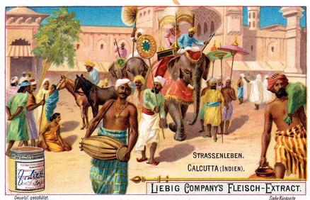 1901 Liebig Street Scenes Round the World (German Text)(F686, S686) #NNO Calcutta Front