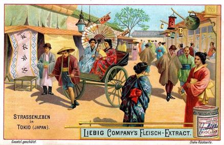 1901 Liebig Street Scenes Round the World (German Text)(F686, S686) #NNO Tokyo Front